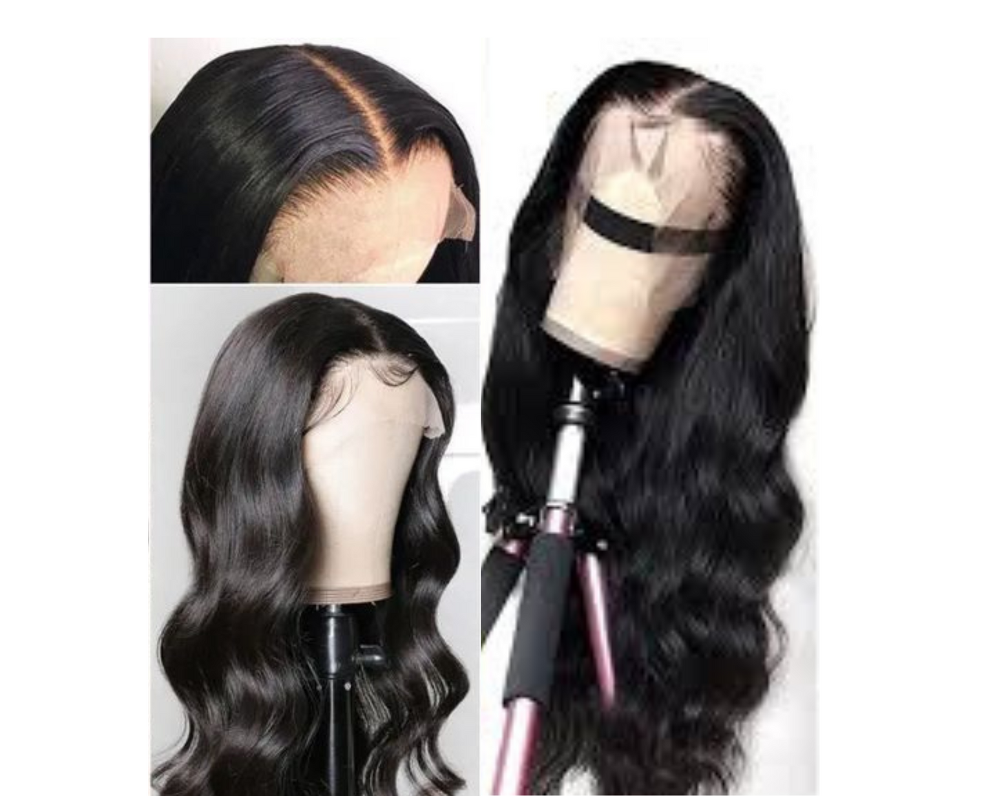 I.B.H Body wave 13x4 transparent lace wig, Natural colour