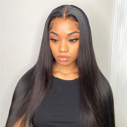 I.B.H Transparent Lace 13x4 straight Black Natural Wig